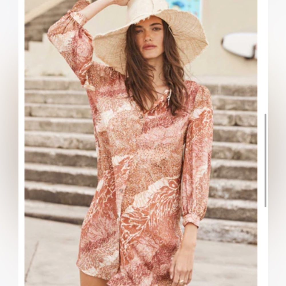 Auguste Rebel Anniko Mini Dress Cedar